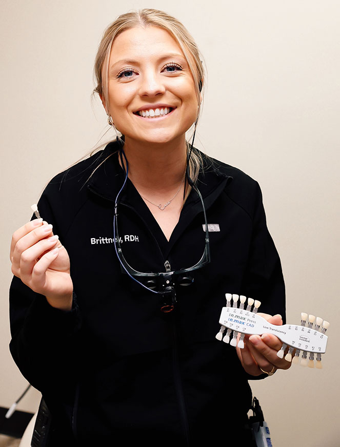Cosmetic dentistry results